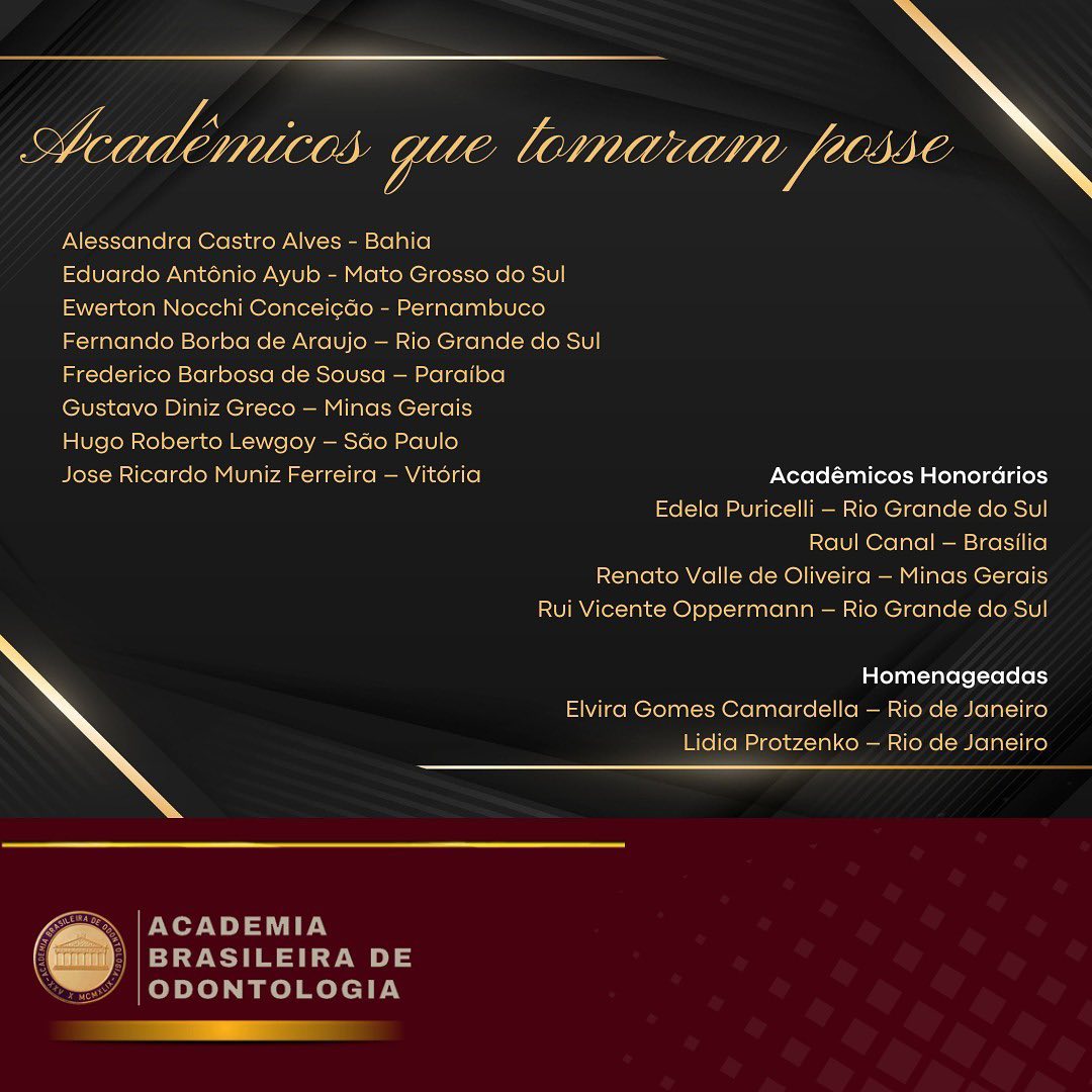 ADUFRGS-Sindical cumprimenta o professor Rui Oppermann pelo assento na Academia Brasileira de Odontologia 